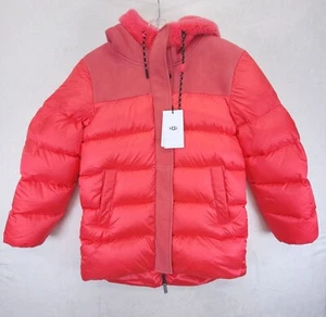 UGG Women's Pink Glow Shasta' Down Jacket Size X-Small NWT - Picture 1 of 13