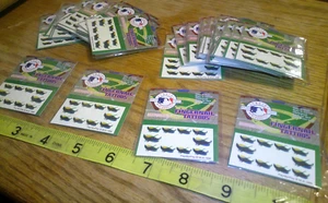 48 packs MLB fingernail temporary tattoos Tampa Bay Devil Rays - Picture 1 of 2