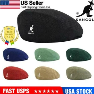 US Kangol Breathable Beret Hat Summer Newsboy Woven Flat Caps Casual Men Women - Picture 1 of 27