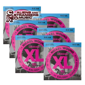 6 Sets! D'Addario EXL120+ Nickel Wound, Super Light Plus 9.5-44 - Picture 1 of 5