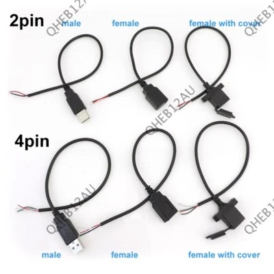 5v USB A type male female Connector core Adapter Extension wire Cable 2/4Pin 19H - Image 1 of 4
