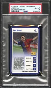 LIONEL LEO MESSI PSA 8 2009 Top Trumps Tournament Sporting Heroes - Picture 1 of 2