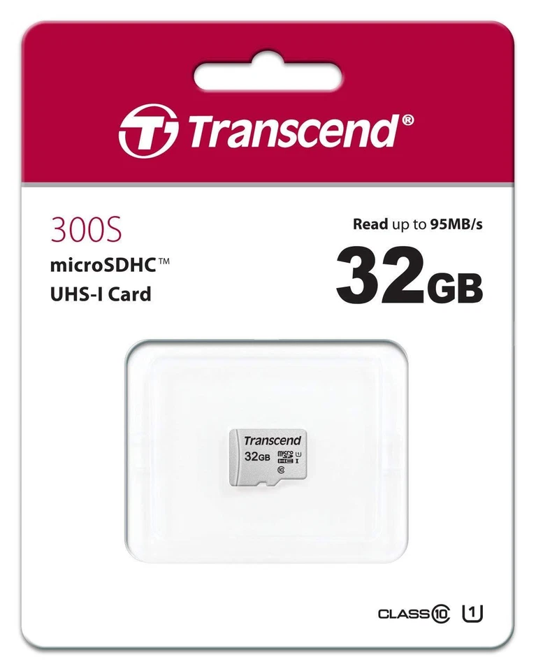 Transcend 32GB Micro SDHC U1 Class 10 Memory for DJI Drone, GoPro Hero 6 Hero 5 - Image 1 of 2