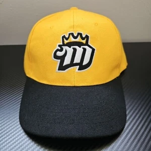 Mississippi RiverKings AHL Yellow/Black Embroirded Adjustable OSFM Hat - Picture 1 of 6