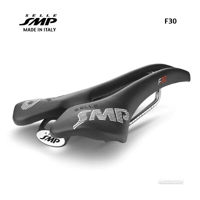 NEW Selle SMP F30 Saddle : BLACK - MADE IN iTALY! - Image 1 of 4