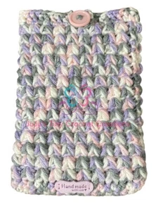 Handmade Crocheted Cover for Kindle Paperwhite E-Reader - Gift for Book Lovers - Picture 1 of 6