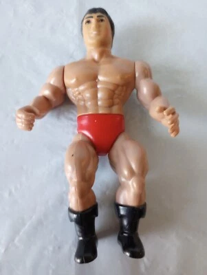 Vintage 1980s AWA Remco Wrestler  Rick Martel WWE 6” Action Figure Toy - Image 1 of 4