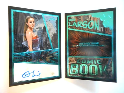 Brie Larson Auto 2024 Folha Livro de História Cultura Pop Quadrinhos Capitão Marvel #/5 - Imagem 1 de 4