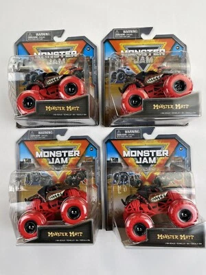 Spin Master Monster Jam SET OF 4 “Monster Mutt” Collectible Monster Trucks New! - Image 1 of 4
