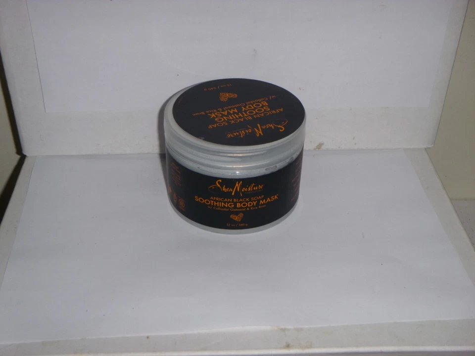 Mascarilla corporal calmante jabón negro africano Shea Moisture 12 oz Foto 1 de 1