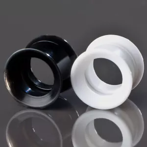 5-18mm double flared Flesh Tunnel Innengewinde Tube Tunnel Acryl Plug Z137 - Bild 1 von 1