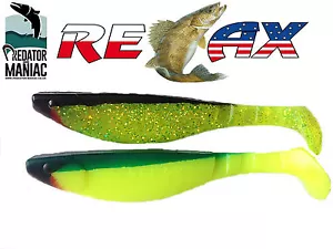 Copyto relax 6" (15 cm) 2 piezas. depredador, fundido, arrastre vertical, sombreado teez, jigging - Imagen 1 de 4