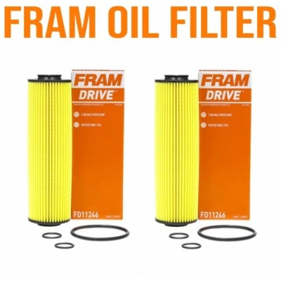 Filtro de aceite de motor X2 Fram FD11246 NUEVO para Mercedes-Benz, C250, SLK250 Foto 1 de 3