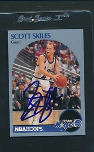 1990/91 Hoops #220 Scott Skiles Orlando Magic signed Auto *A1275 - Bild 1 von 1