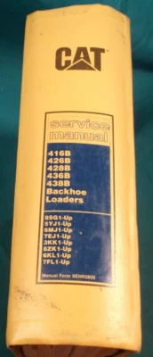 LIBRO MANUAL DE REPARACIÓN TALLER DE SERVICIO RETROEXCAVADORA CAT CATERPILLAR 416B 426B 428B 436B 438B Foto 1 de 4