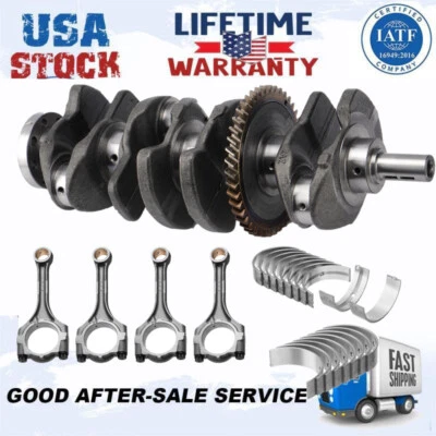 Crankshaft & Main Rod Bearings & Con Rods For Toyota RAV4 2.4L 2004 2005 06 2007 - Image 1 of 4