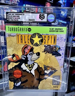 Disney's TaleSpin TurboGrafx-16 Brand New Sealed Graded 85 NM+ VGA Collectible - Image 1 of 2