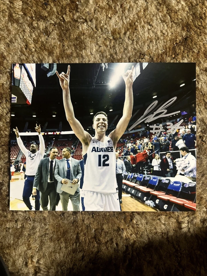 JUSTIN BEAN SIGNED/AUTOGRAPHED 8x10 PHOTO UTAH STATE AGGIES AUTO - Image 1 of 1