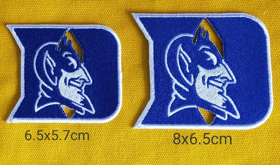  NCAA Duke Blue Devils Logo Patch sport Embroidery  ,Iron ,Sewing on Fabric - Image 1 of 1