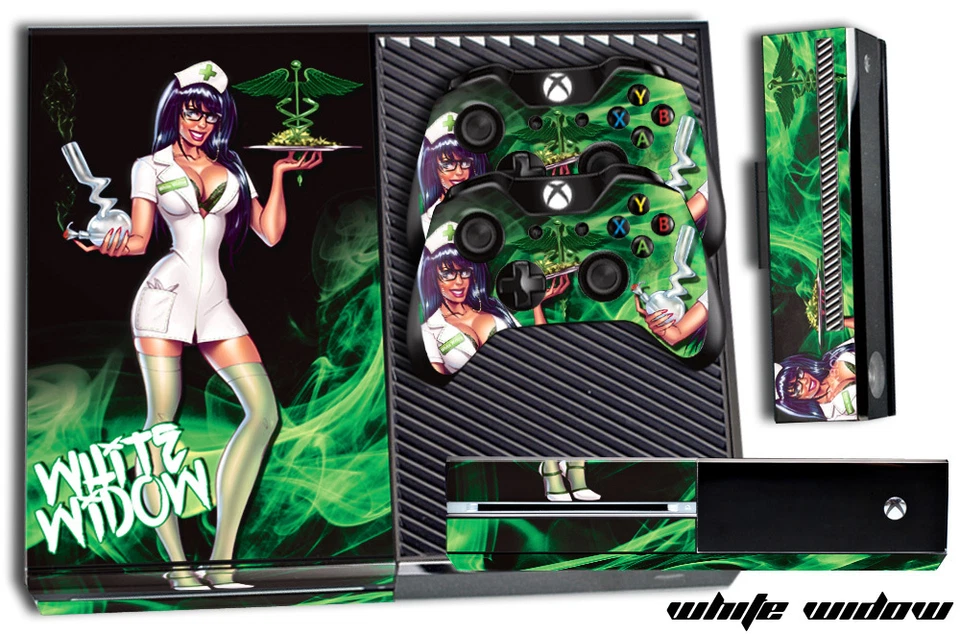 Designer Skin for XBOX ONE Gaming Console +2 Controller Sticker Decals BUD WIDOW - Image 1 of 1