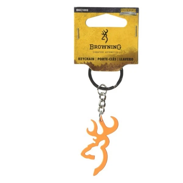 Llavero Browning Buckmark - Construcción de aleación de zinc - Color naranja cazador - NUEVO Foto 1 de 1