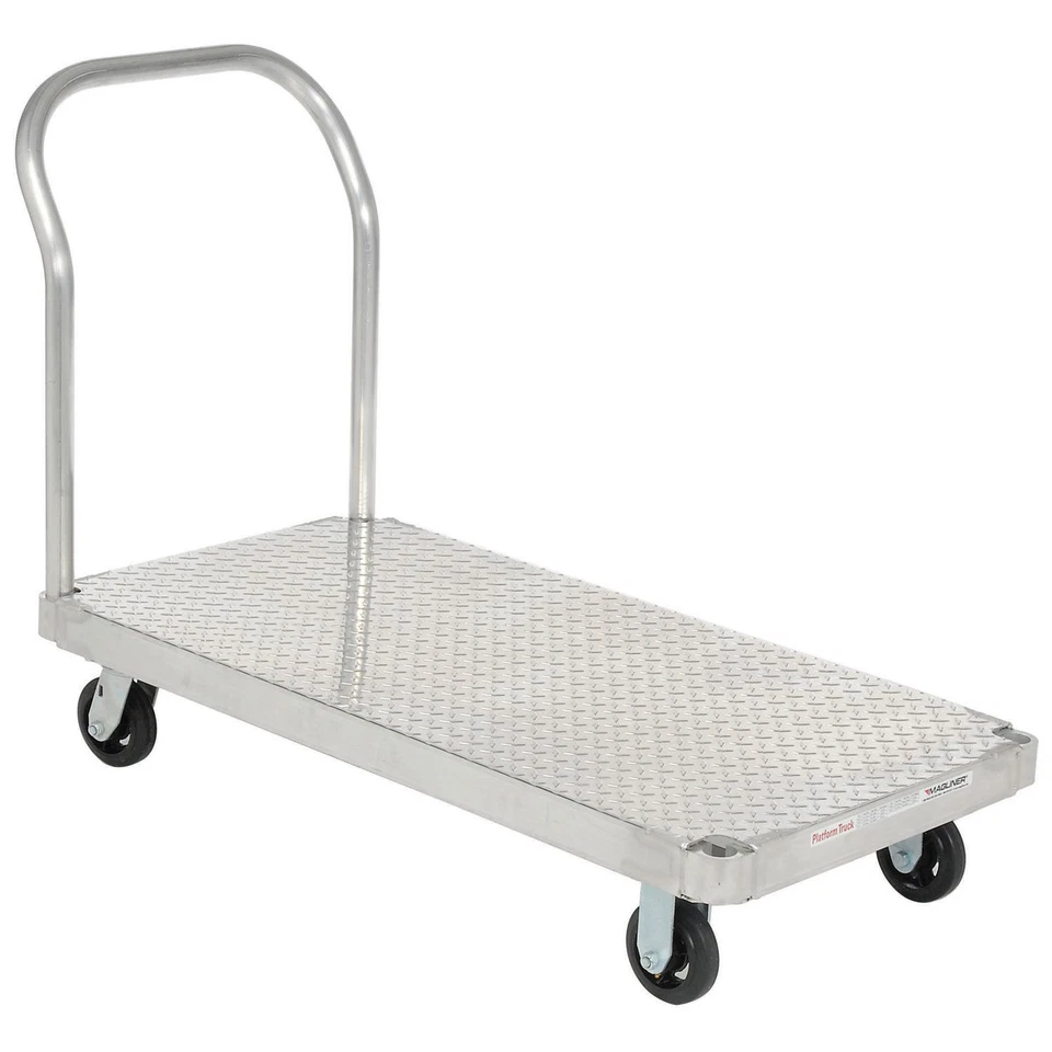 Platform Truck with Diamond Deck Aluminum 60 x 30 1400 Lb. Cap. - Image 1 of 1