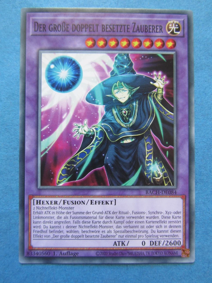 Yugioh - Der große doppelt besetzte Zauberer - 1. Auflage - BACH-DE084 - Common - Bild 1 von 1