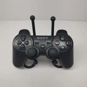 Authentic Sony Playstation 3 Genuine OEM DualShock Ps3 Black Controller Tested - Bild 1 von 5