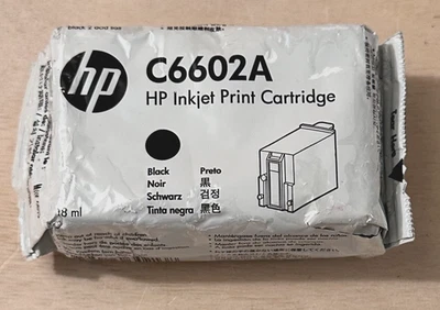 Cartucho de tinta negro estándar original HP C6602A  Foto 1 de 2