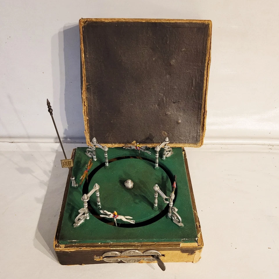 Antique Horse Racing Game - Image 1 of 4