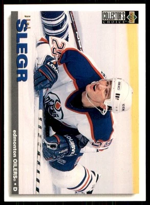 1995-96 Collector's Choice Jiri Slegr Edmonton Oilers #144 - Image 1 of 2