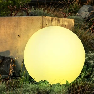 Solar Globe Light, RGB Solar Powered Ball Light with Remote/Button Control, O... - Picture 1 of 6