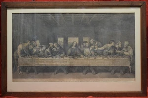 Radierung Graveure Etching DAS LETZTE ABENDESSEN aus einem Gemälde von Leonardo Da VINCI - Bild 1 von 5