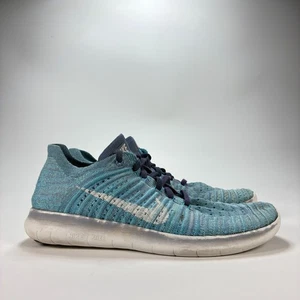Nike Free RN Flyknit blau Laufschuhe Turnschuhe leicht Damengröße 7 - Bild 1 von 9