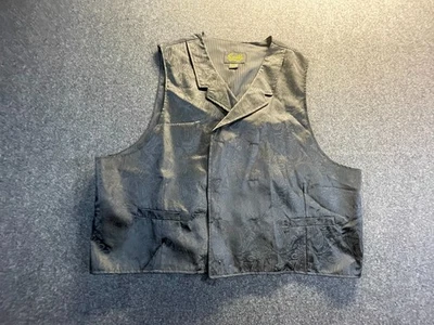 Винтажный Scully жилет мужской 4 X серый черный пейсли печать Western ковбой -1208 - Изображение 1 из 4