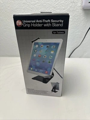 Soporte de agarre de seguridad antirrobo universal con soporte de metal para tabletas iPad Foto 1 de 4
