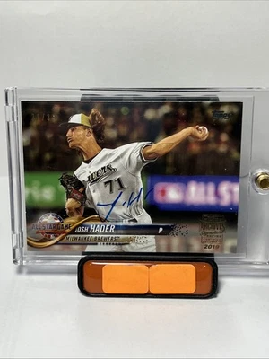 2019 Topps Archives Buyback Signature Series Josh Hader Auto #’d 31/34 - Image 1 of 2