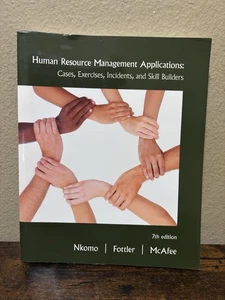 Human Resource Management Applications 7th Edition Nkomo Fottler McAfee - Foto 1 di 6