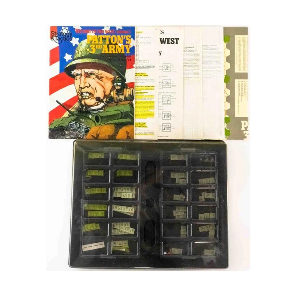SPI WWII Flat Trays Patton's 3rd Army Tray VG - Image 1 of 1