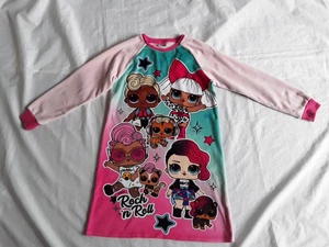 George LOL Surprise Girls Pink soft feel velour Nightdress Nighty Age 8-9 years - Picture 1 of 3