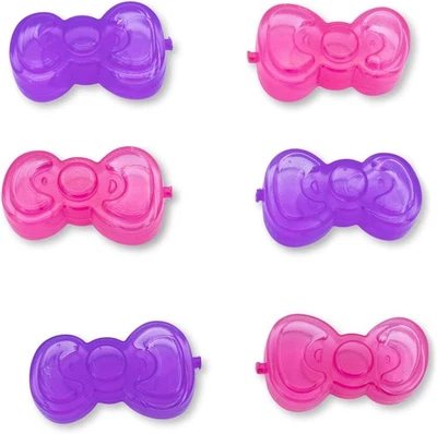 Juego de 6 cubitos de hielo de plástico Sanrio Hello Kitty Pretty Bows | pequeño, rosa  Foto 1 de 4