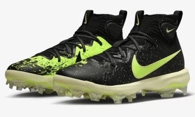 Nike Alpha Huarache NXT Men's Sz 14 Baseball  Black Lime Volt FV6092-001 Rare - Image 1 of 4