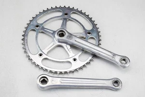 CAMPAGNOLO RECORD STRADA VINTAGE ROAD BICYCLE CHAINSET, 175MM (4) - Picture 1 of 6