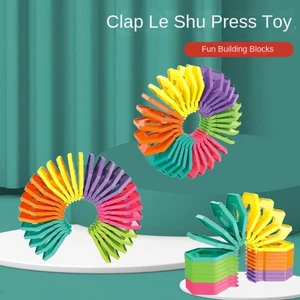 Plastic Circle Toy Multi-Shape Rainbow Magic Springs Toys Pinata Fillers Gifts - Picture 1 of 4