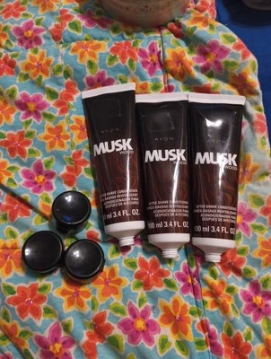 Madera de almizcle •Acondicionador después del afeitado 3,4 oz•2013• Nuevo de Lote de 3 Raro H2f Descuento  Foto 1 de 3