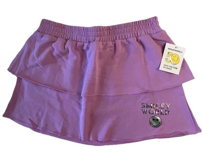 Smiley World девочек средний 10/12 фиолетовый ярусный юбка - Изображение 1 из 4