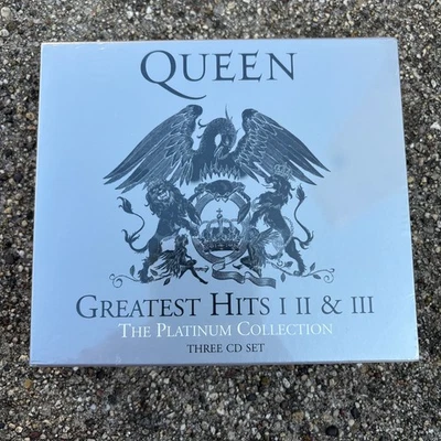 Платиновая коллекция Queen CD лучшие хиты 1 2 3 совершенно новый запечатанный бокс-сет - Изображение 1 из 3