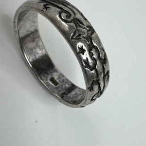 Lizard Gecko Sterling Silver Ring Reptile Jewelry Art 925 Animal Sz 12 - Picture 1 of 6