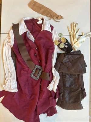 Disney Elizabeth Swann Costume Girls Size 12-14 “At Worlds End” EUC - RARE HTF - Image 1 of 4