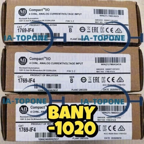 1PC New Sealed Allen-Bradley 1769-IF4 One-year warranty us free tax - Image 1 of 1